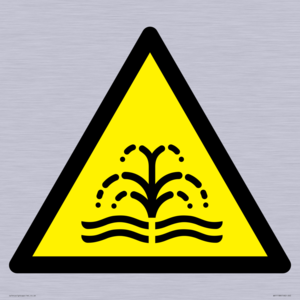 W516 Warning: fountain/water plume